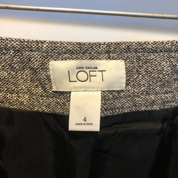 Ann Taylor LOFT Grey Tweed Skirt - Picture 5 of 5